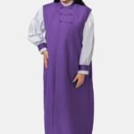 Nexora Clergys 3-Stripe Clerical Chimere for Female Bishops