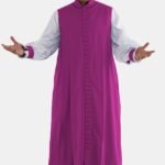 Nexora Clergys Adonai 33-Button Chimere in Red and Purple