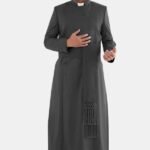 Nexora Clergys Adrian Cassock – Classic Black Anglican Robe for Men