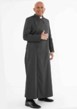 Nexora Clergys Adrian Cassock – Classic Black Anglican Robe for Men - Image 4
