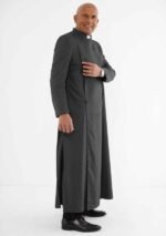 Nexora Clergys Adrian Cassock – Classic Black Anglican Robe for Men - Image 5
