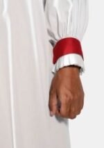 Nexora Clergys Anglican Clergy Rochet – Classic White with Red Accents - Image 7