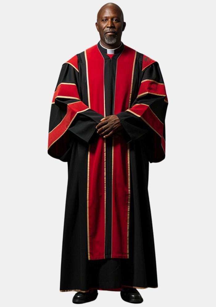 Black Pulpit Robe