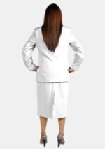 Nexora Clergys White Clerical Skirt Suit for Women - Image 6