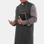Nexora Clergys Men’s Clergy Apron – Goodness of God Edition in Black