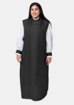 Nexora Clergys 3-Stripe Black Clerical Chimere for Women - Image 5