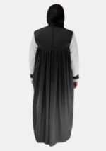 Nexora Clergys 3-Stripe Black Clerical Chimere for Women - Image 6