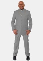 Nexora Clergys Azriel Grey Pastor Suit