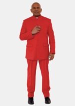 Nexora Clergys Barzillai Red Pastor Suit