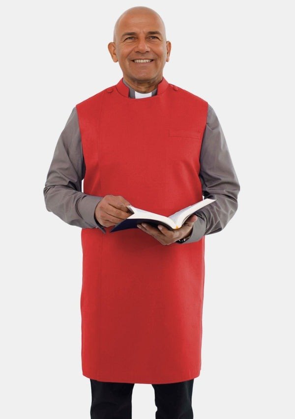 Red Clerical Apron