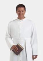 Blessed Full-Length White Robe for Priests – Nexora Clergys - Image 4