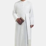 Blessed Full-Length White Robe for Priests – Nexora Clergys