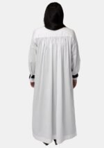 Nexora Clergys Women’s Clergy Rochet – Cardinal Black Cuff Edition - Image 3