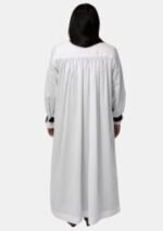 Nexora Clergys Women’s Clergy Rochet – Cardinal Black Cuff Edition - Image 6