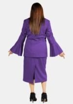 Nexora Clergys Elegant Purple Clergy Dress – Designer Button Edition - Image 8