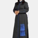 Nexora Clergys Signature Women’s Cassock – Roman Cut in Black & Blue