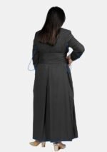 Nexora Clergys Signature Women’s Cassock – Roman Cut in Black & Blue - Image 5
